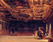 Interior of the Doge's Palace - 约翰·辛格·萨金特